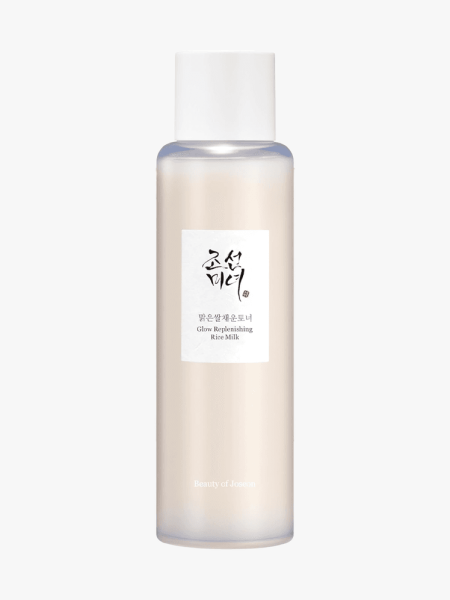 Beauty of Joseon Glow Replenishing Rice Milk in branded component on a light gray background